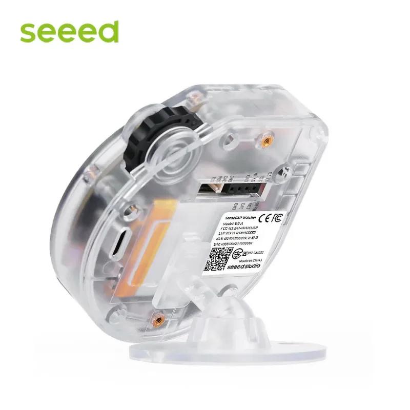 Seeed SenseCAP Watcher W1-A Clear Enclosure - The Physical AI Agent for Smarter Spaces