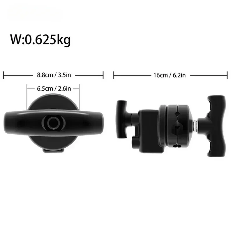 Boom Pole Holder Microphone suspension rod fixing bracket Grip Head for Tubes for Supporting mic Arms holder stand