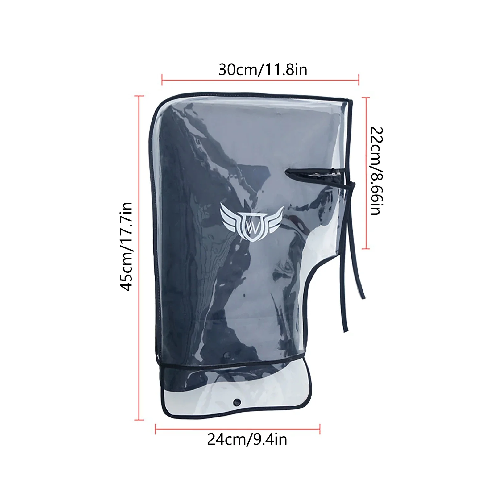 Scooter da motocicleta à prova de vento à prova de chuva inverno manter quente proteger guiador alça capa grande guarda luvas