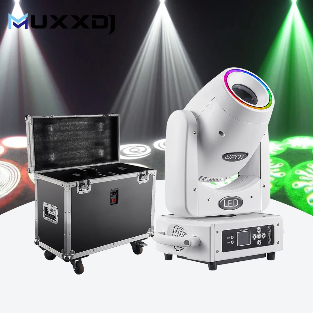 

Muxxdj 100W New Style Moving Head Spots Disco DJ Party Stage Lighting Battery Wireless DMX Control For Nightclubs
