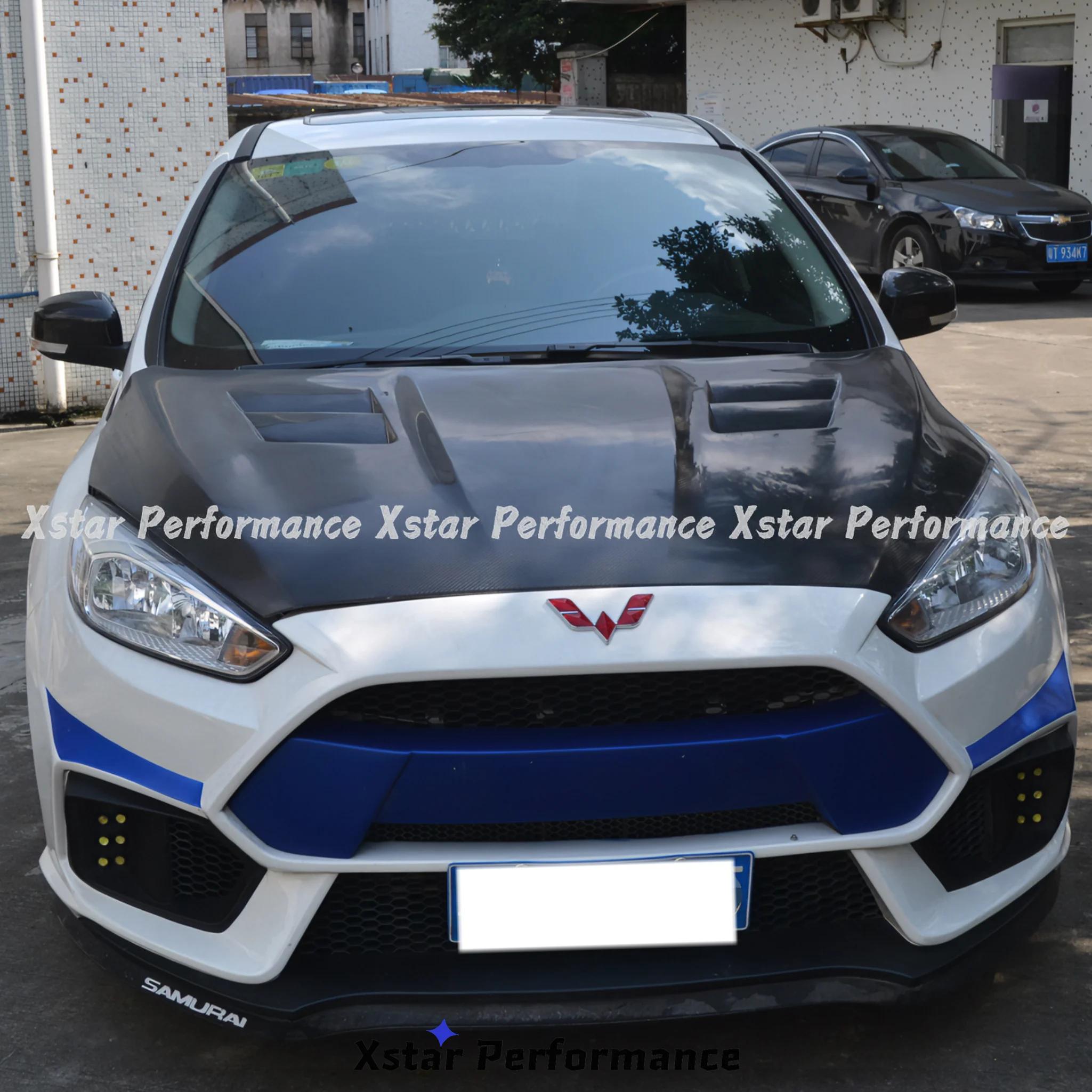 Xstar Performance Vent Style Carbon Fiber Hood Bonnet For Ford Focus 2015-2018