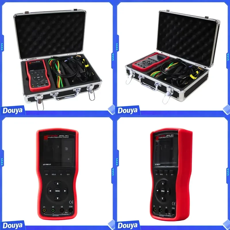 RDML-400A Three Phase Digital Phase Voltmeter | Voltage Current Phase Tester