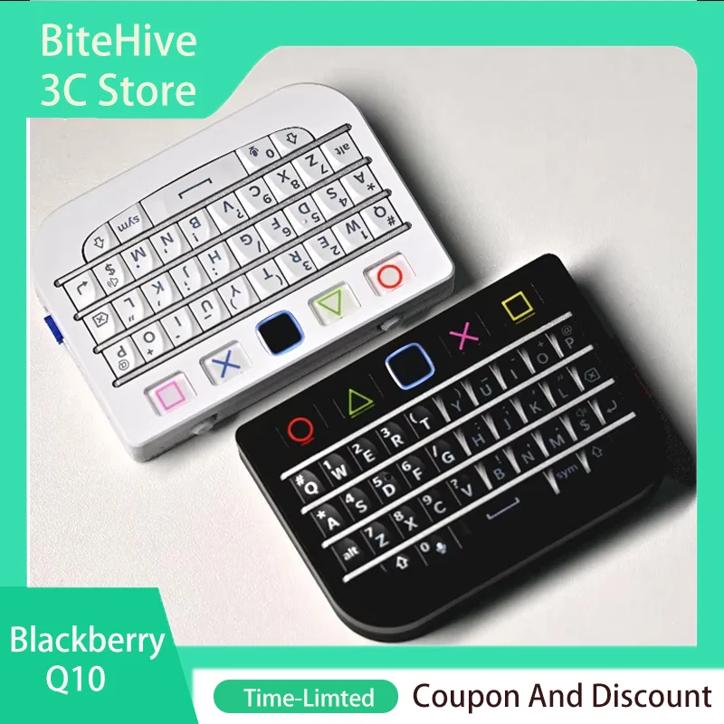 Blackberry P9981/Q10 2-in-1 Mini Keyboard Aluminum Cover CNC USB Portable Backlight Touchpad Bluetooth Wireless ZMK Open Source