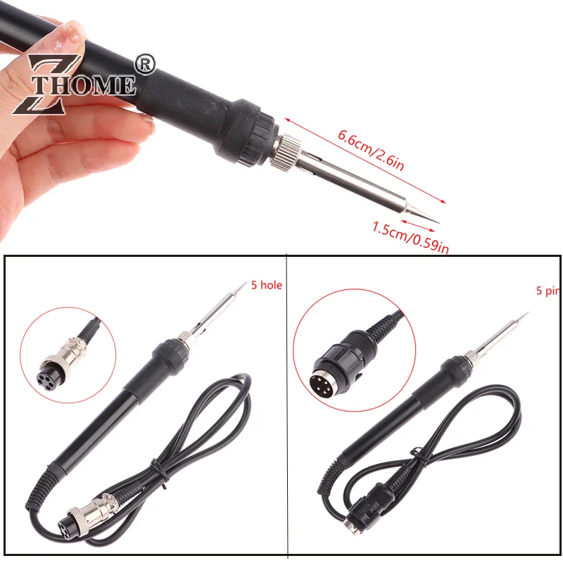 936 Electric Soldering Solder Iron Station 5pin 5 hole Welding Hot Gun 50W 24V