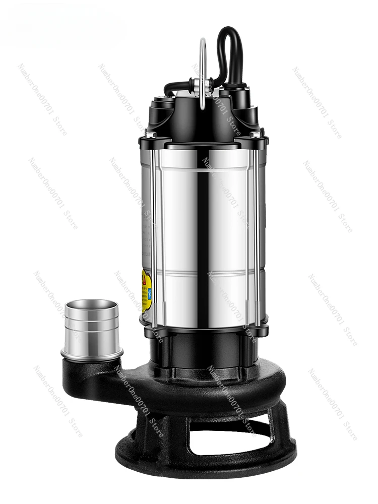 

Stainless steel cutting sewage Domestic submersible pump 220V biogas sewage pump Non-clogging cutting pump