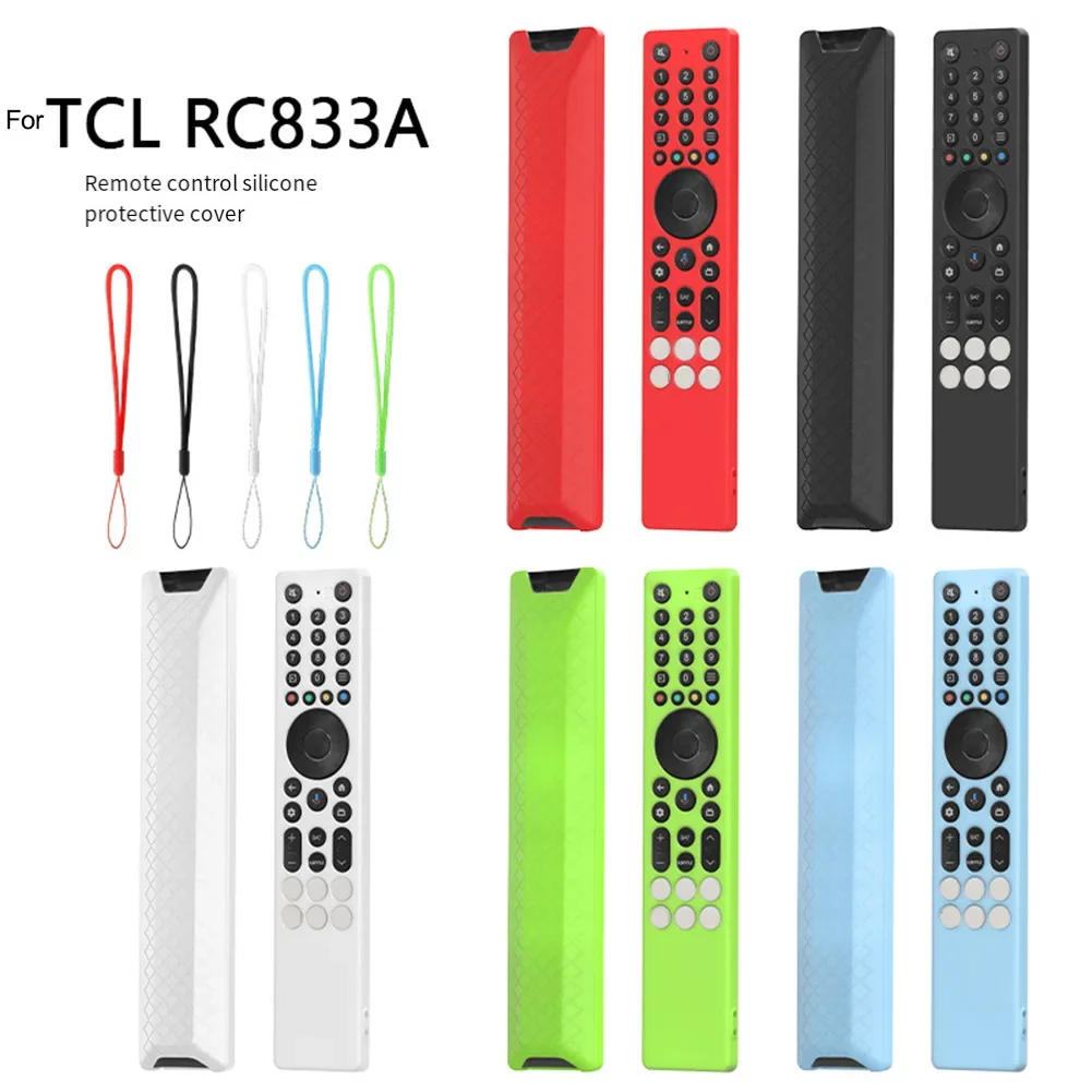 TCL RC833A 보호 커버 미끄럼 방지 원격 제어 보호 케이스 방수 텔레비전 원격 제어 쉘 TV 액세서리