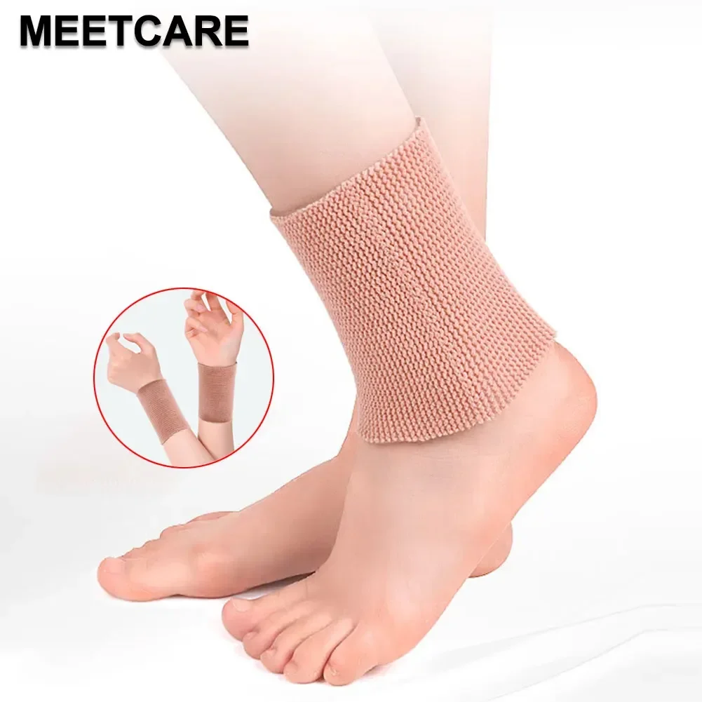 

Adjustable Silicone Hand & Wrist Bracers Skating Ankle Sleeve Foot Gel Heel Protector Anti-Dryness Crack Prevention Pain Relief