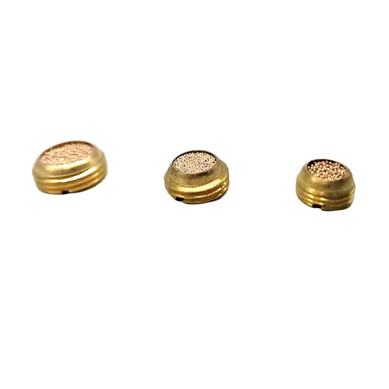 10pcs Internal Muffler Brass Slotted Internal Thread Embedded Pneumatic Fitting Vacuum Mill Filter