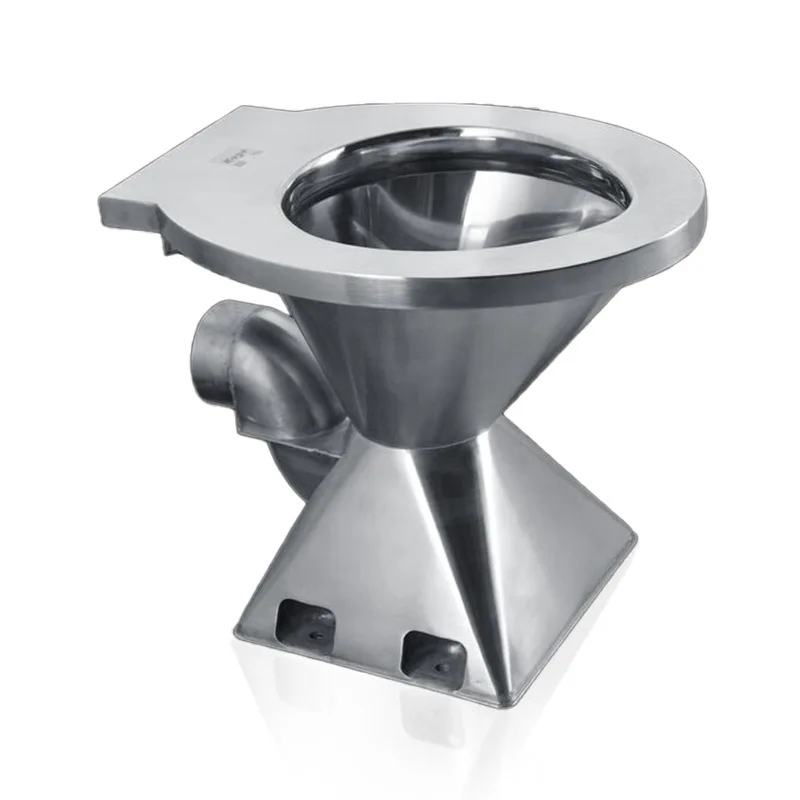 

Portable 304/316 stainless steel floor-mounted toilet seat