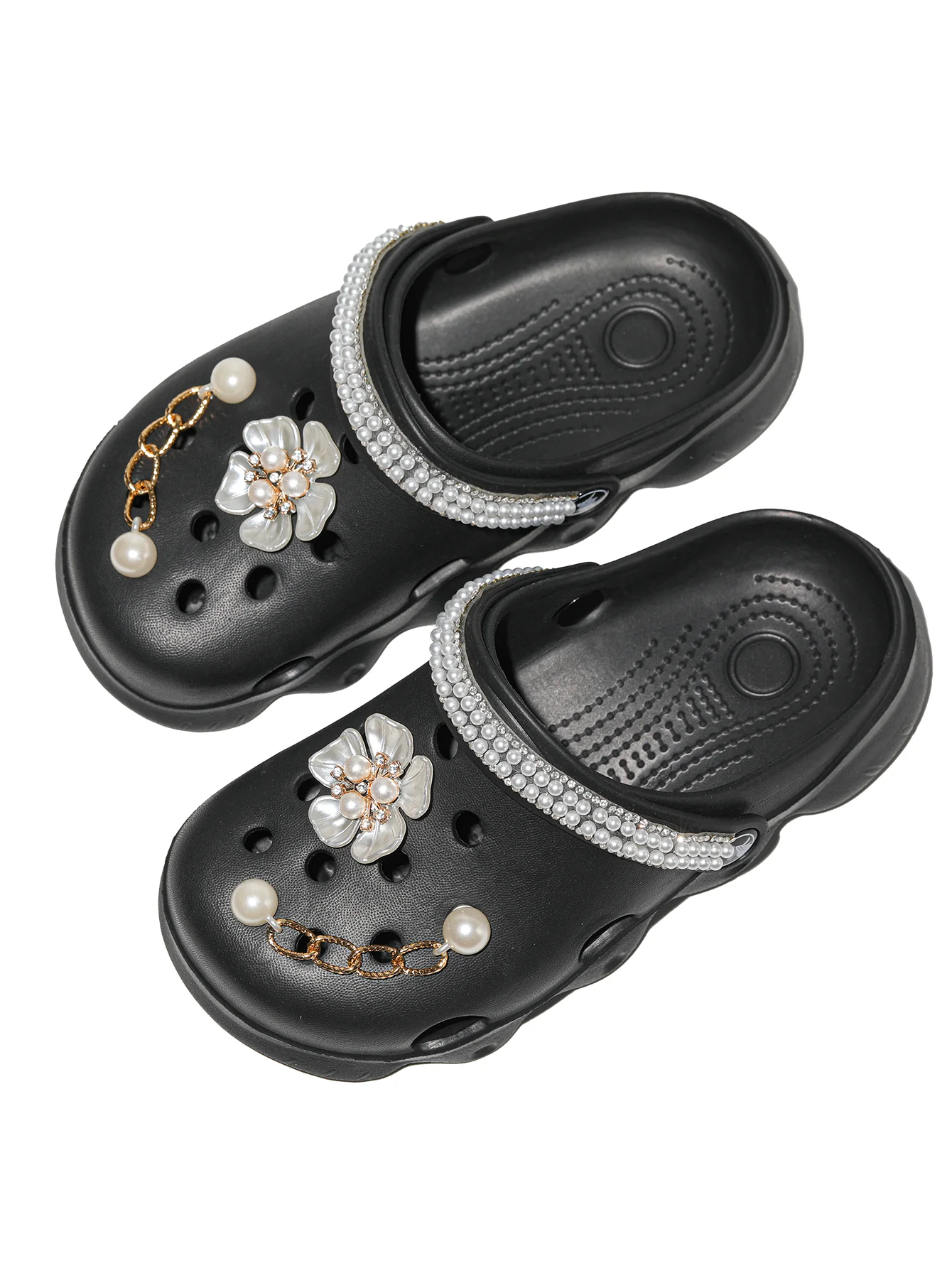 Kinder-Clogs, Leichte EVA-Gartenschuhe, Wasserdichte Rutschfeste Sandalen, Bequeme Slip-On Schuhe für Drinnen und Draußen 1214 – Detail 13