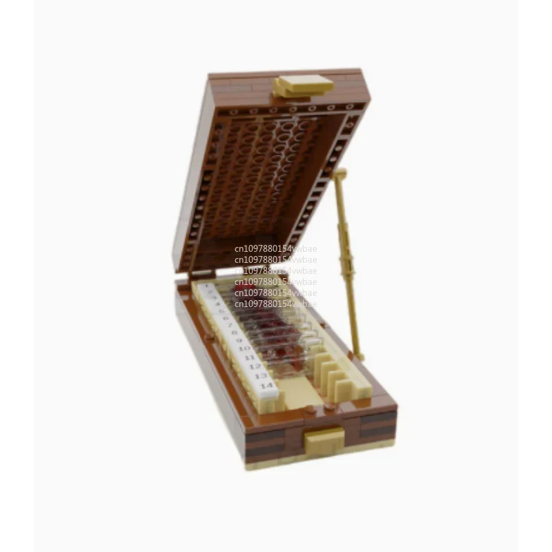 NEW 194PCS Secret Specimen Storage Box, Mini Slide Showcase with Hidden Compartments for Collecting MOC Building Block Sets