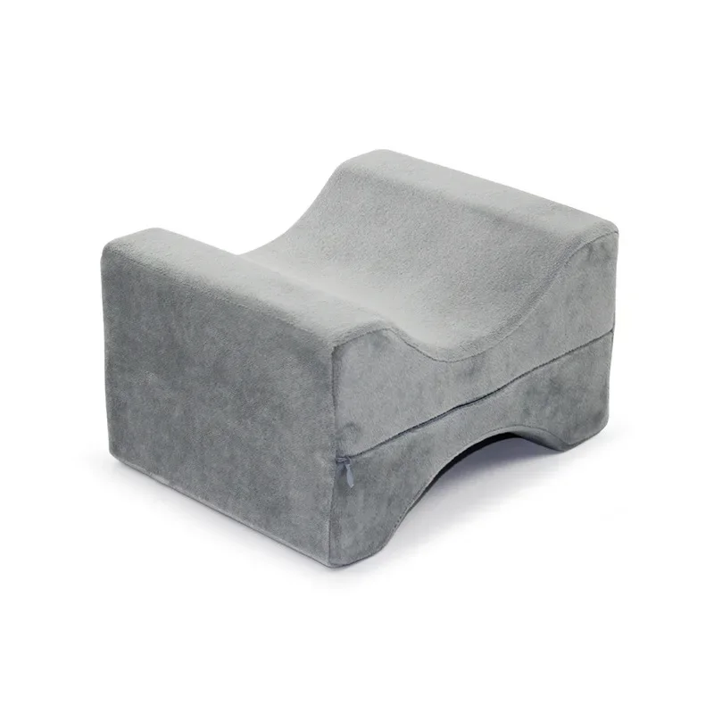 

Memory Cotton Leg Pillow with Clip | Orthopedic Shock Absorption & Pressure Relief | Knee Pillow for Pregnant Women