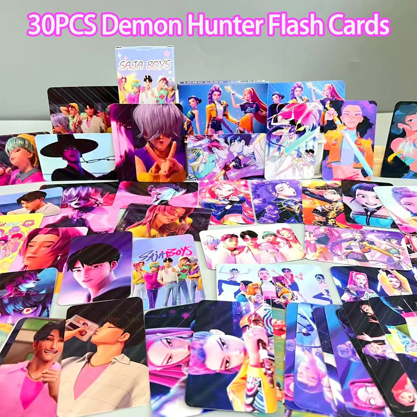 مجموعة بطاقات صور K-POP Demon Hunter هدايا تذكارية للمروحة-Rumi وZoey وMina بطاقات فنية، أولاد ساجا، هدية حفلة هنتر لعشاقهم، Kpop