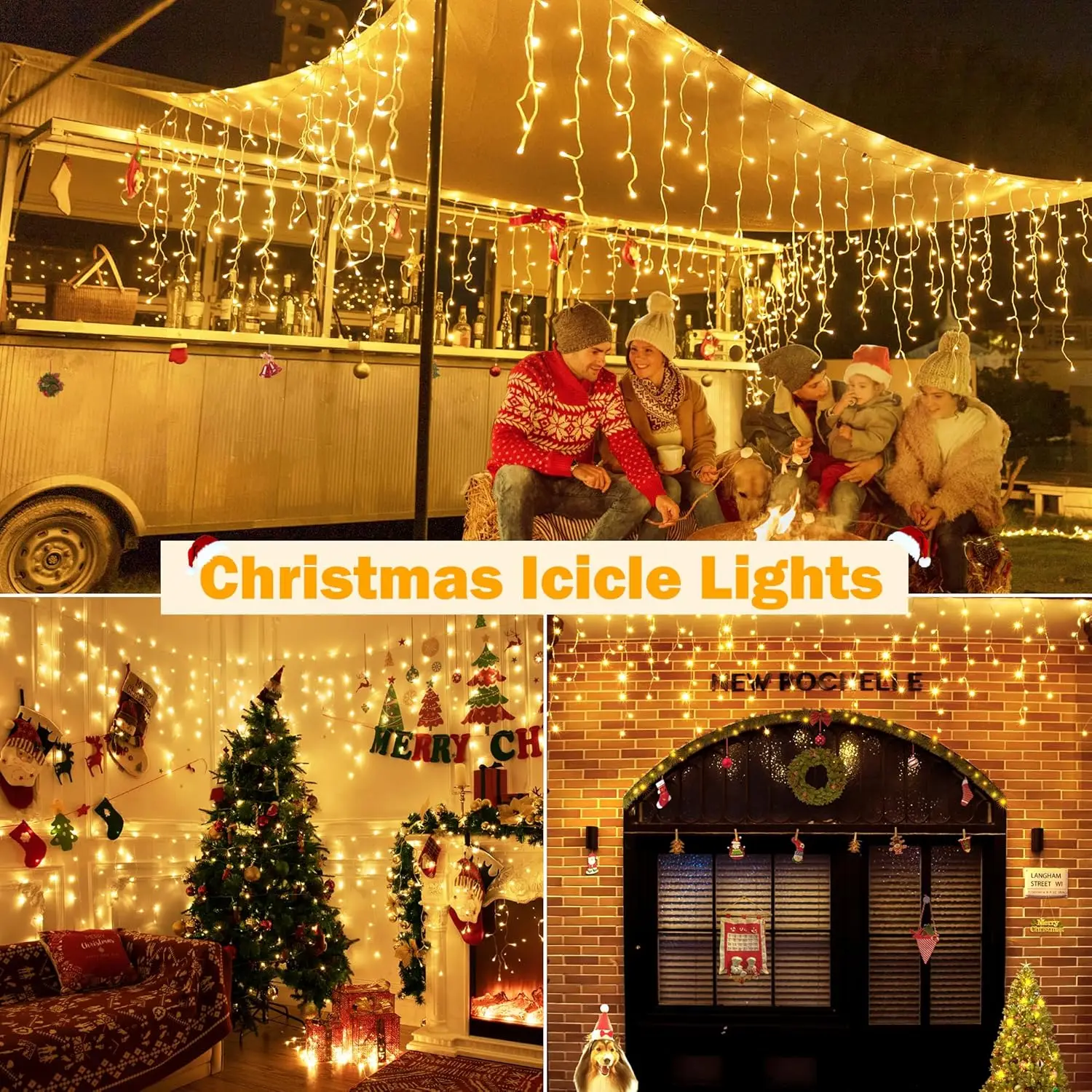 Рисунок 4 - Уличная гирлянда на доме