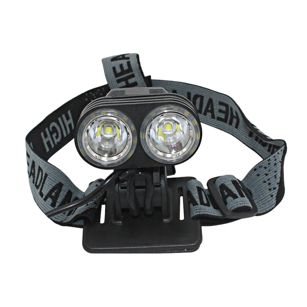 Imagem -03 - Led Luz da Bicicleta Frente Guiador Farol Lanterna Ciclismo xm l2 Led Luz dc Porto Charing Bicicleta Head Light Lâmpada Tocha