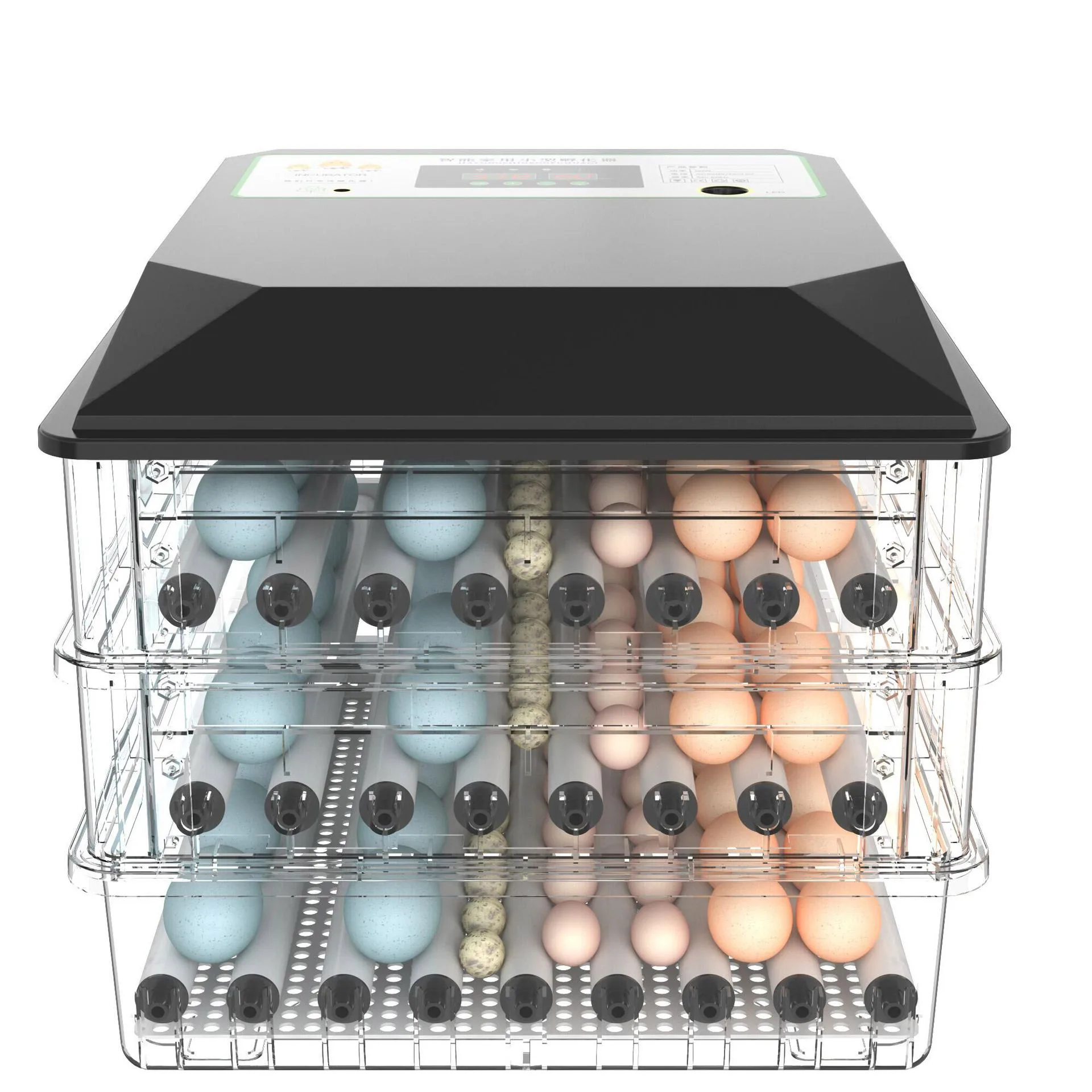 Widely Used Automatic Poultry Hatching Egg Incubator Small Mini Dual Power Chicken Broiler Pigeon Egg Incubator