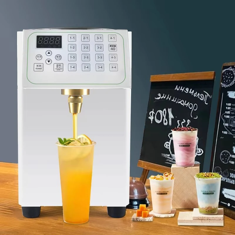 

Multifunctional bubble tea business fructose machine automatic 16-key fruit candy dispenser machine
