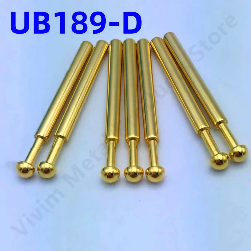 

10/50PCS UB189-D Spring Test Probe Test Pin Pogo Pin PCB Test Tool Length 36.5mm Pin Dia 3.16mm A Head Dia 4.0mm Test Tool