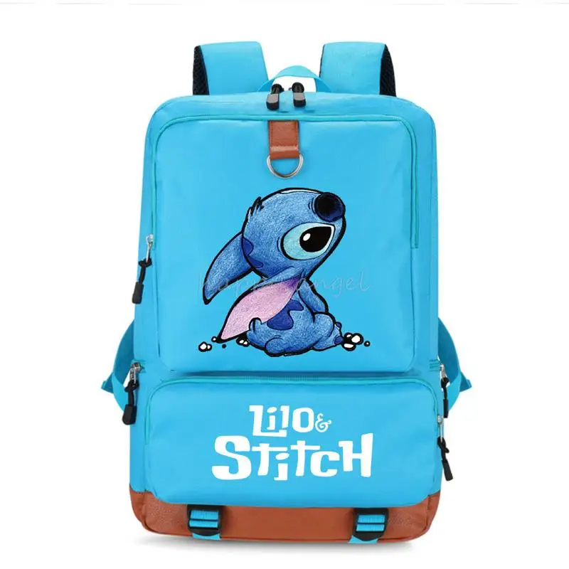 Disney Stitch Cosplay plecak uczeń szkolna torba na ramię Teentage Laptop plecak podróżny duża torba podróżna prezent urodzinowy jesień