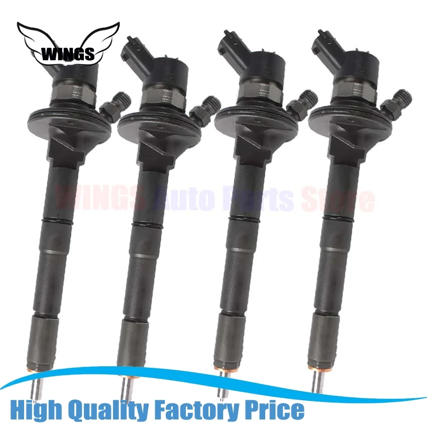 4 high-quality 0445110883 diesel engine injectors 0445110168 0445110284 16600MA70A suitable for Nissan ZD30