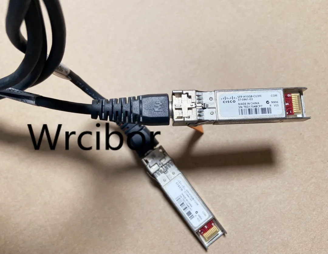 Cisco 10G SFP+ Direct Attach Copper DAC Passive Cable SFP-H10GB-CU3M For INTEL Mellanox Huawei,MikroTik Switch Network card