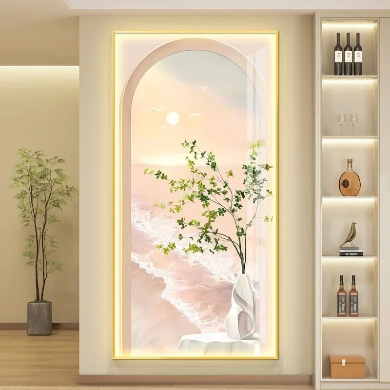 painting light luxury high sense of entry is opposite the door mural living room corridor aisle high-end painting