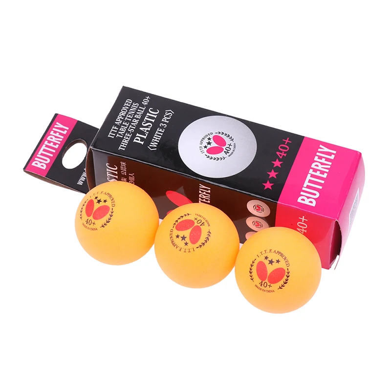 3Pcs/Box Professional Table Tennis Ball 40+ Training Ball For Table Tennis Stroking Training Indoor Games Ping Pong