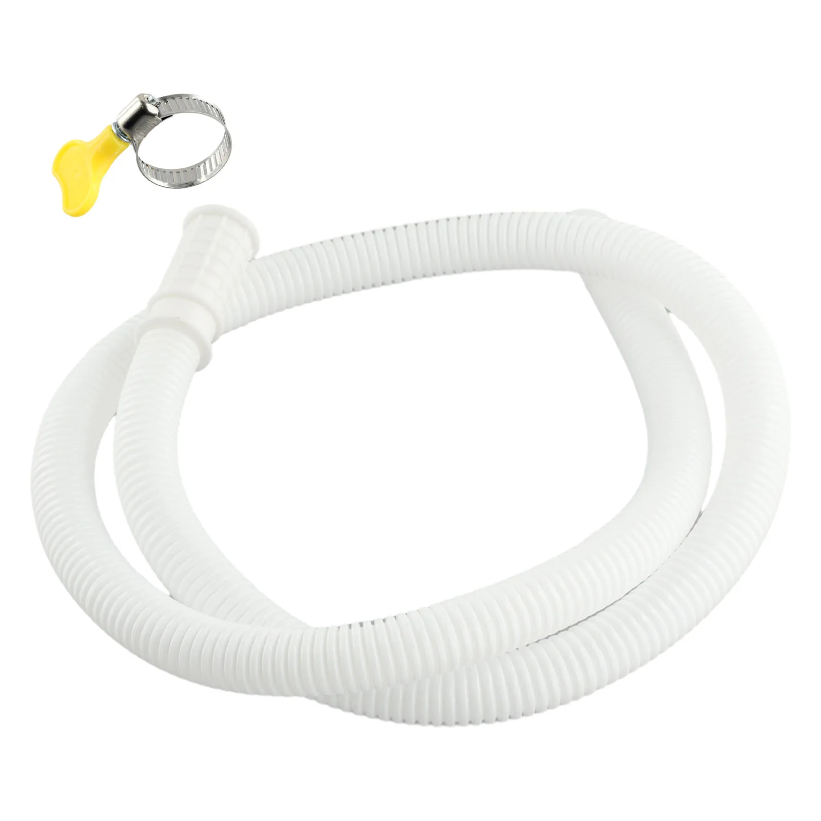 TPE Washing Machine Inlet Hose Fits Semi-Automatic Washer and AC Drain Applications 17mm OD Flexible Pipe with Clamp
