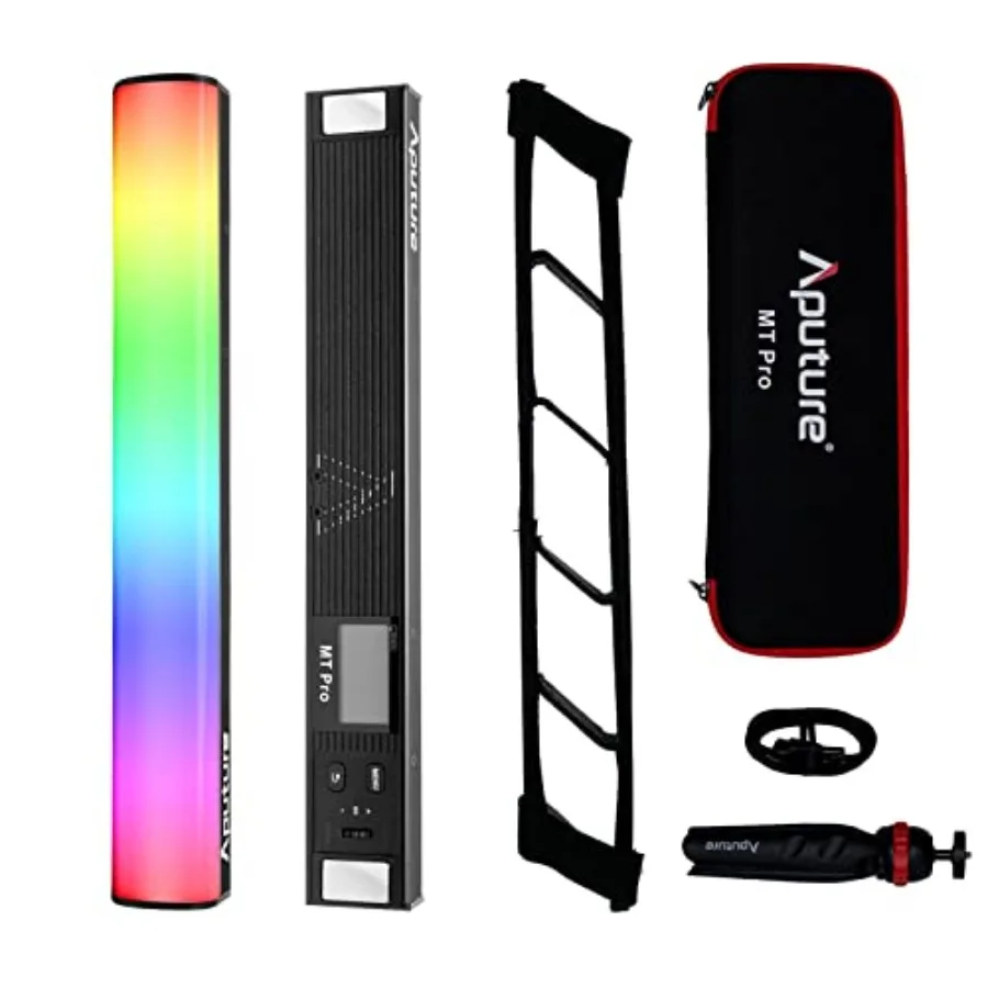 

【New model】MT ProRGBWW Mini Tube Light 36 Pixel-Mappable 7.5W 2000K to10000K 9 Built-in Battery System FX with Grid and Tripod