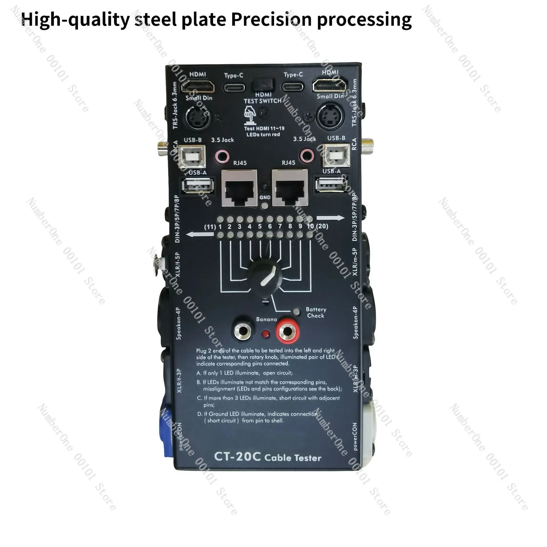 CT-20 Multifunction Cable Tester for Audio, HDMI, Signal Wire Testing