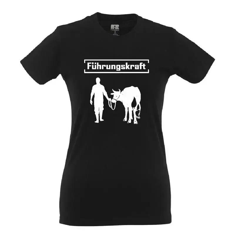 Leader Cow  Fun  Funny  Sayings  Girlie Shirt