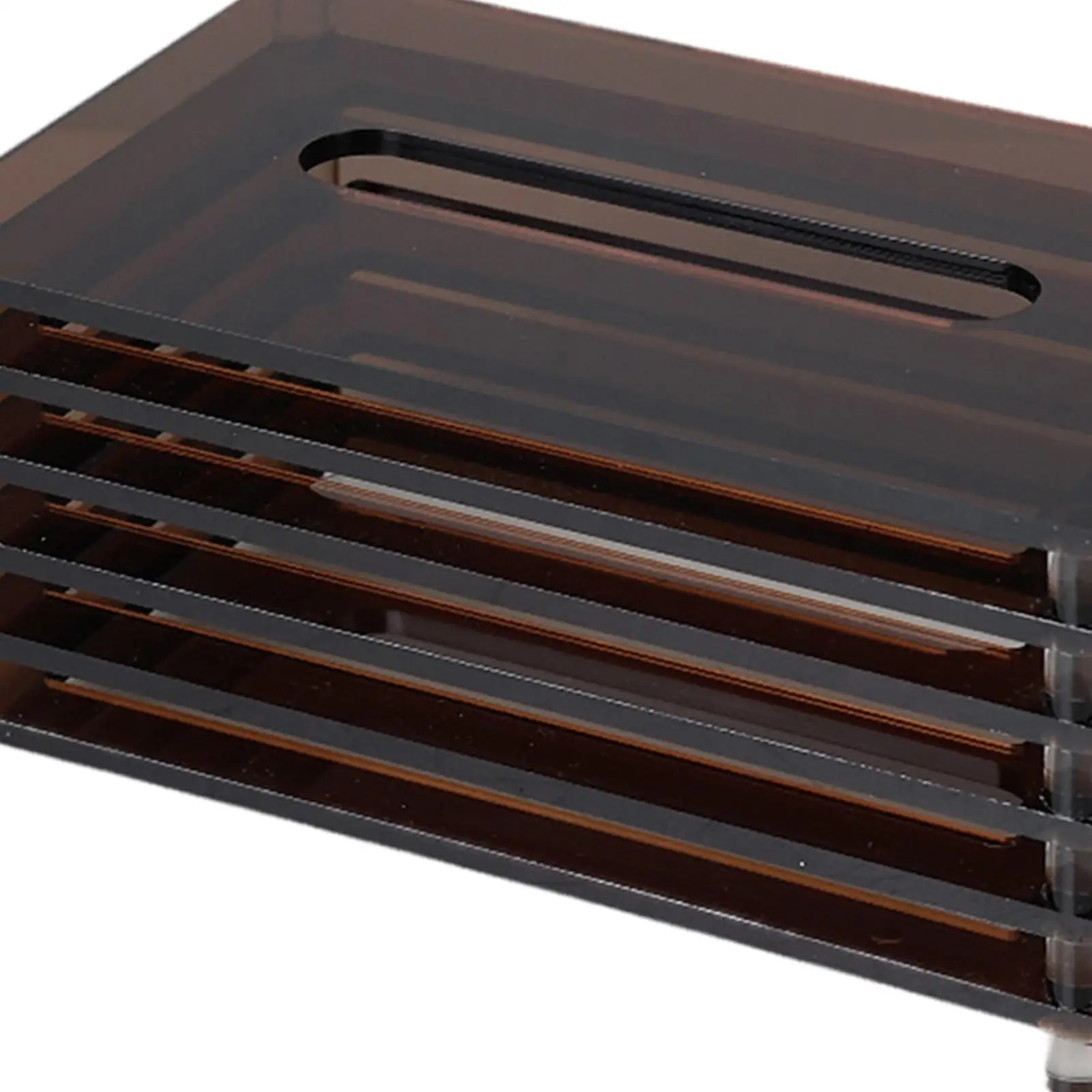 Napkin Box Holder Acrylic Tissue Box Cover for Toilet Washroom Living Room