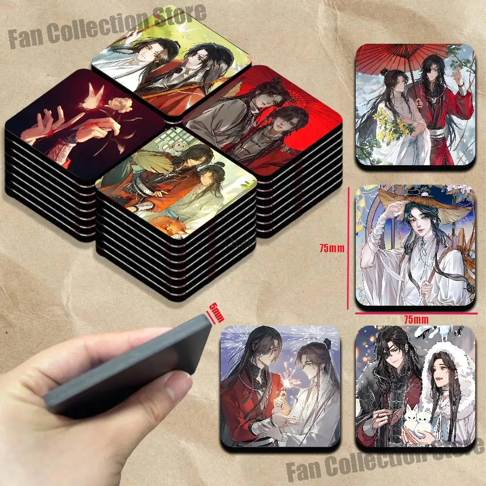 H-Heaven Officials Blessing Sublimation Magnet Cartoon Anime CuteFridge Magnets Personalized Sublimation Products for Kitchen