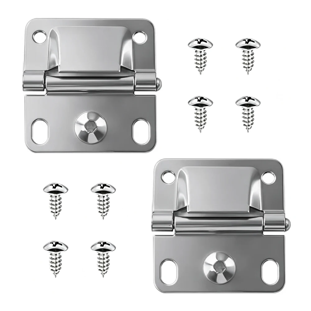 2Pcs Stainless Steel Cooler Hinge Replacement for Coleman Cooler Model 5226 5227B 5235 5236 5240 5241 5241A 5245 5250 5254D