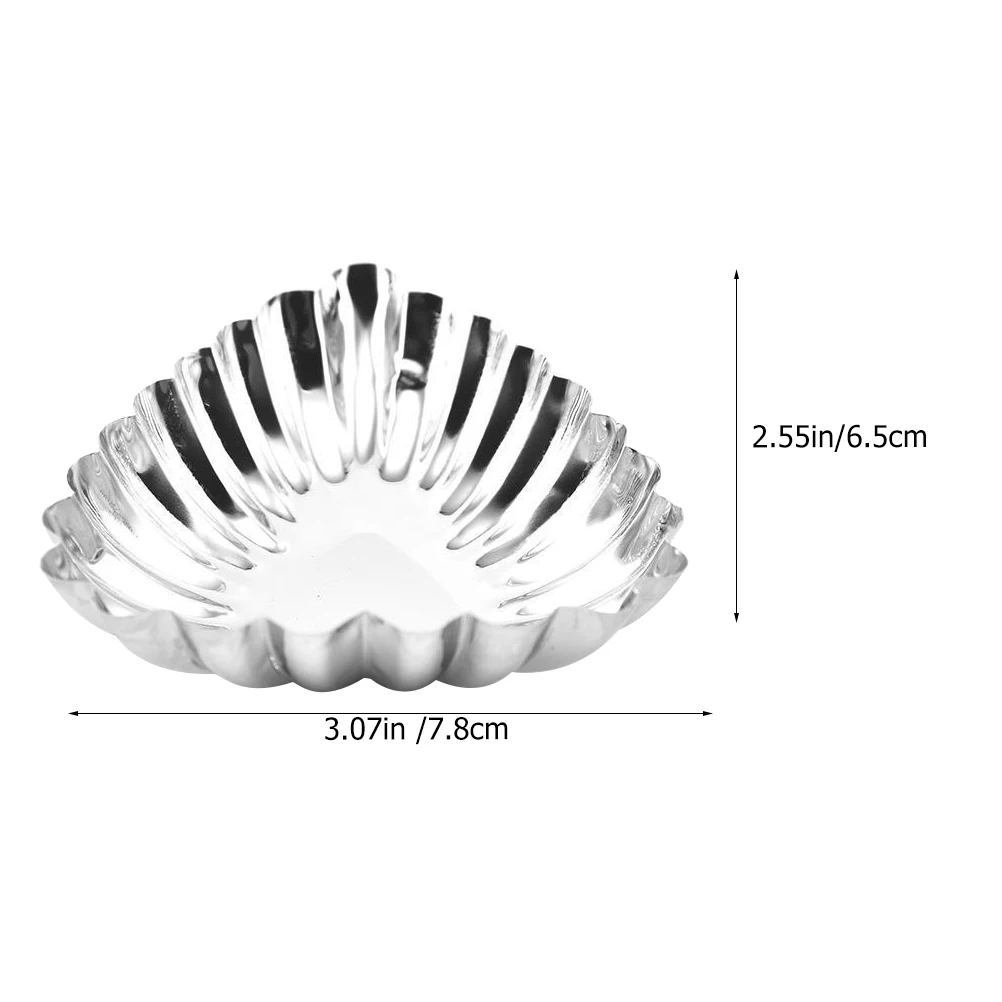 20Pcs Stainless Steel Egg Tart Molds Baking Tart Molds Molds Kitchen Cooking Molds cake cup cake egg tart mold baking tool