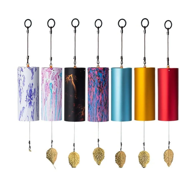 Hand‑Crafted Metal Chord Wind Chime, Relaxing Melody Hanging Ornament for Patio Backyard Home Yoga Meditation Decor