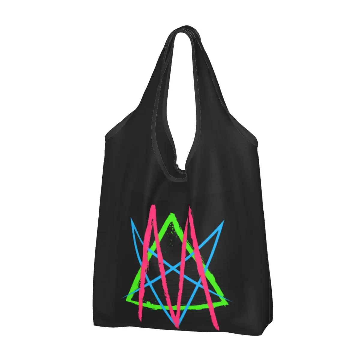 Custom Fashion Printing Msi Mindless Hip Hop Punk Rock Self Indulgence Tote Bags Portable Shopper Shoulder Electro Handbag