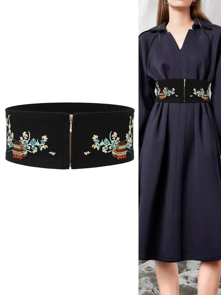 robe-retro-nationale-polyvalente-pour-femme-brodee-style-han-avec-ceinture-en-tissu-elastique-et-ceinture-de-taille