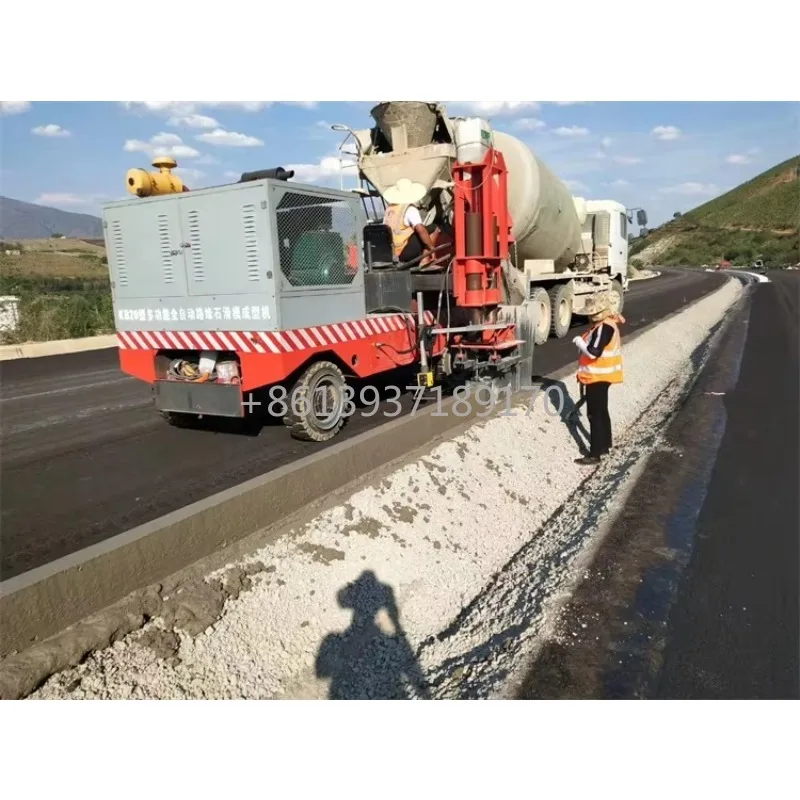 Popular Road Paver Concrete Curb and Gutter Machine Curb Making Machine Slipform Curb Machine for Sale