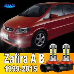 2pcs LED Front Fog Light Bulb Accessories For Opel Zafira A B 1999-2015 2004 2005 2006 2007 2008 2009 2010 2011 2012 2013 2014