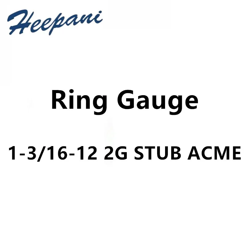 

1 Set Thread Ring Gauge Go Nogo 1-3/16-12 2G STUB ACME