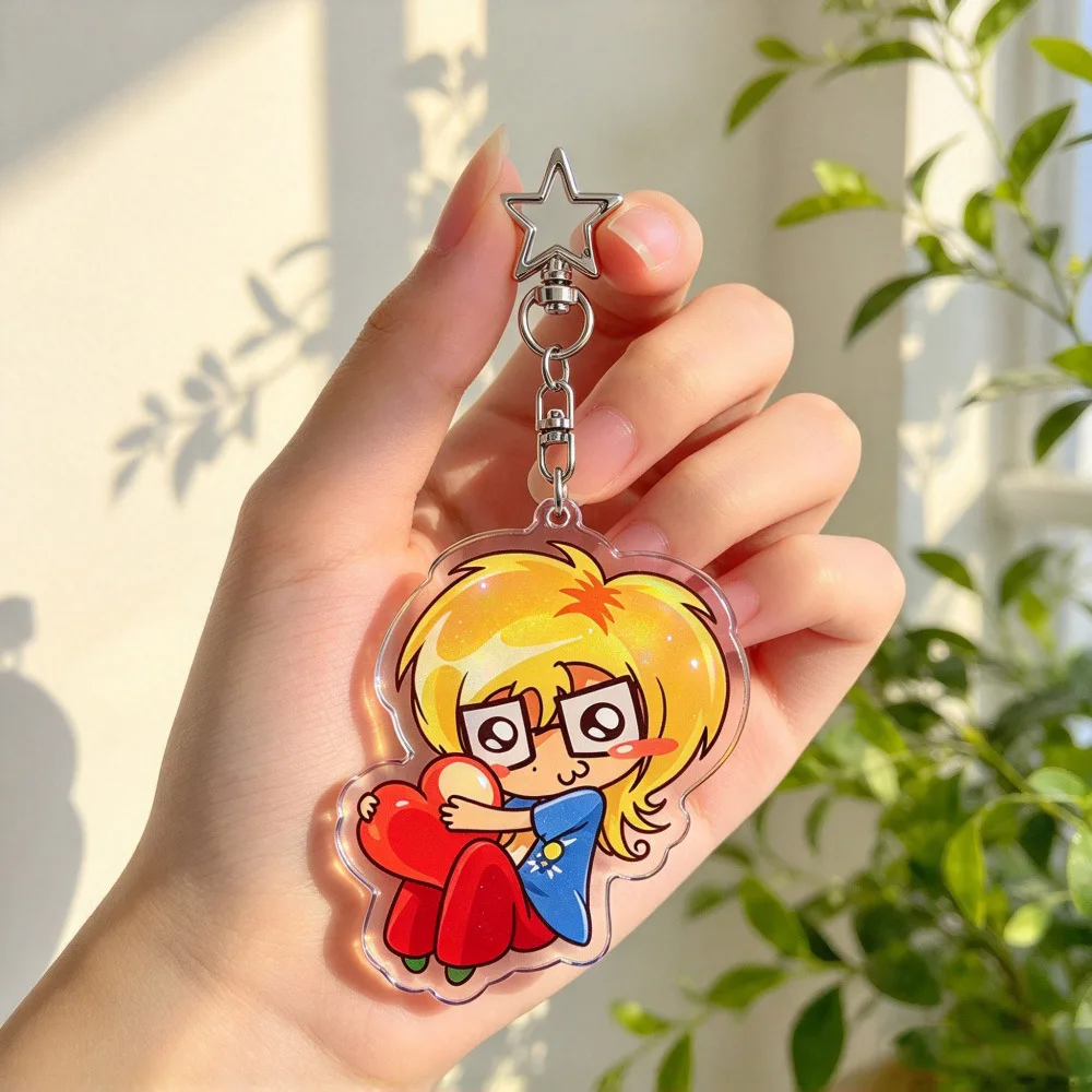 FACTY Keychain for Accessorie Bag Chaim Fact Attack Adventure Keyrings Jewelry Freinds Gifts