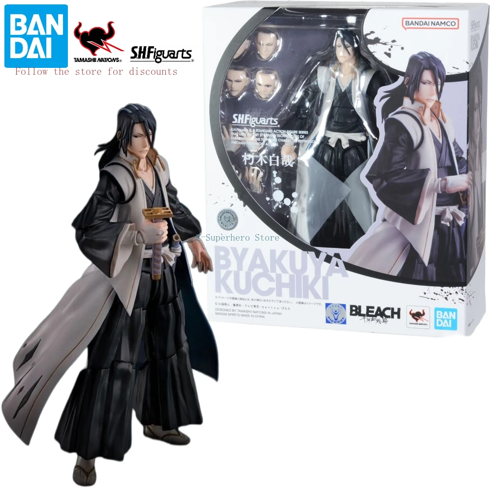 

In Stock S.H.Figuarts SHF Byakuya Kuchiki BLEACH Thousand Year Blood War Action Figures Toys Collection Gifts