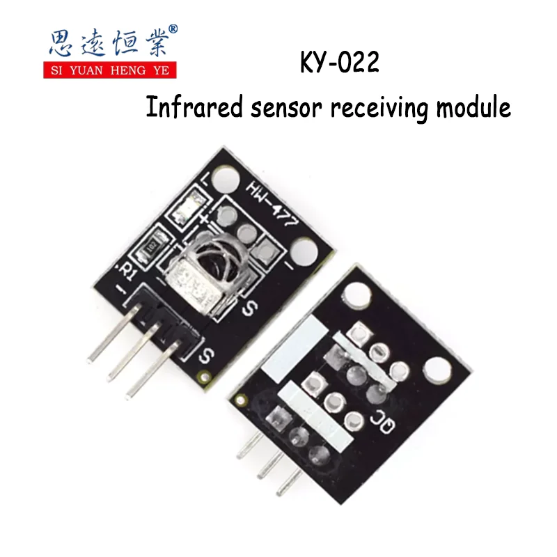 10PCS The infrared sensor receiving module KY-022 has strong anti-interference ability and is an intelligent car