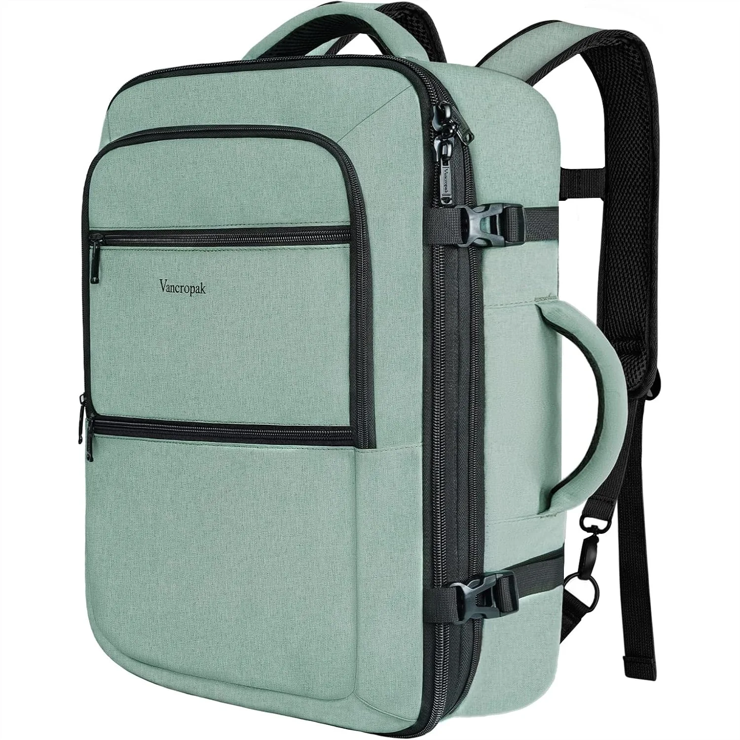 

Travel Backpack 40L Carry on Backpack Airline Approved Expandable Suitcase Daypack, Water Resistant Overnight Lightweight