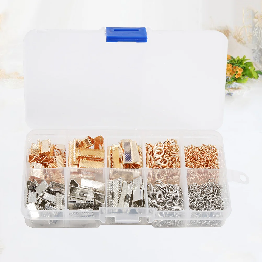 

1 Box Of Dragon Clasp Extension Chain Set Stainless Steel Diy Jewelry Making Accessories Lobster Buckle Craft Kit For Bracelets