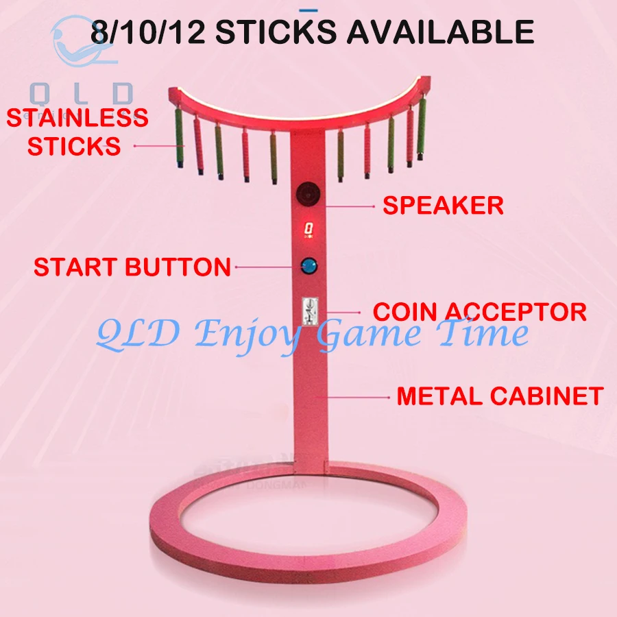 New Quick of Eye & Deft of Hand Fun Falling Sticks Arcade Game, Hand-eye Challenge Response, Exercise Training Reaction Machine