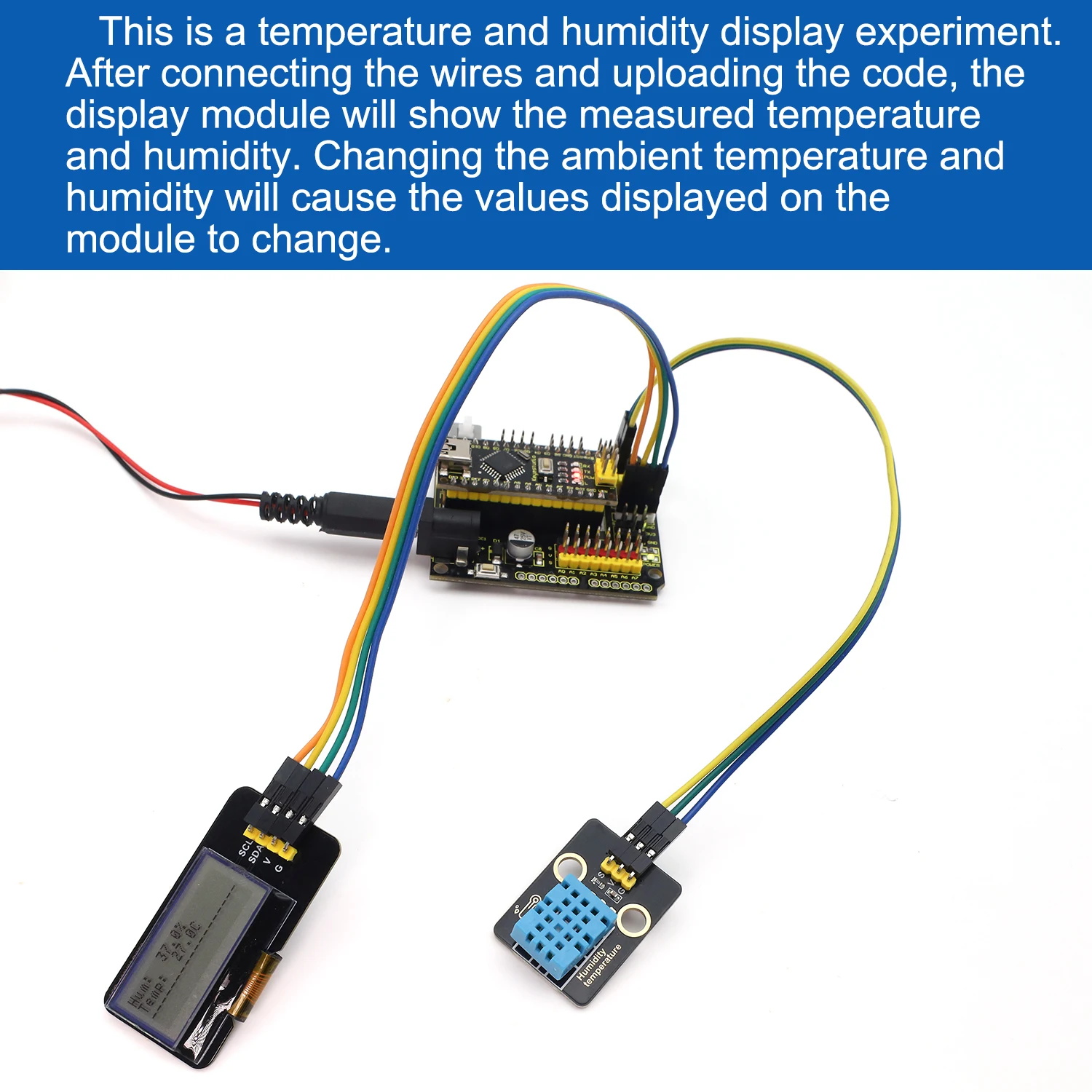 Scheda di espansione KEYESTUDIO Nano compatibile con Arduino Nano 3.0/Nano 4.0 Supporto programma di programmazione porta ISP