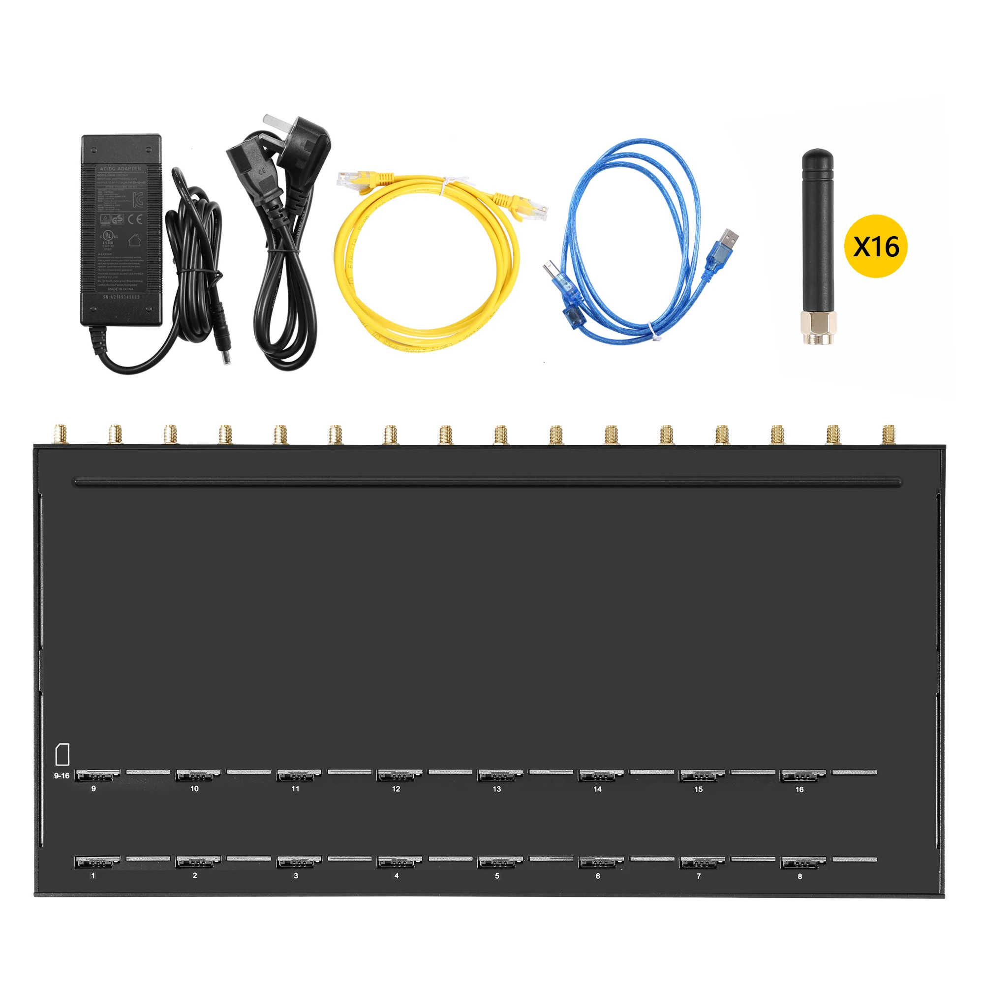 

Call and Text 16 Ports 64 Sims lte 4G SK gateway high sending speed supporting EIMS/SMPP