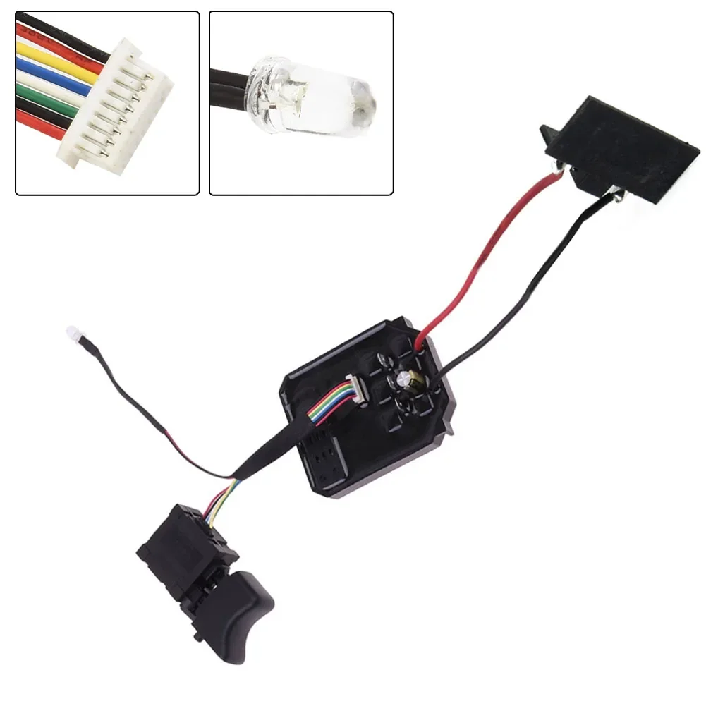 

Drive Control Board+Switch For 2106/161/169 Brushless Electric Wrench 300W 18V 21V 5.2x6.2cm Power Tool Accessories